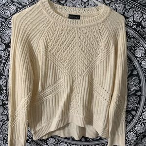 Cream Knitted Sweater